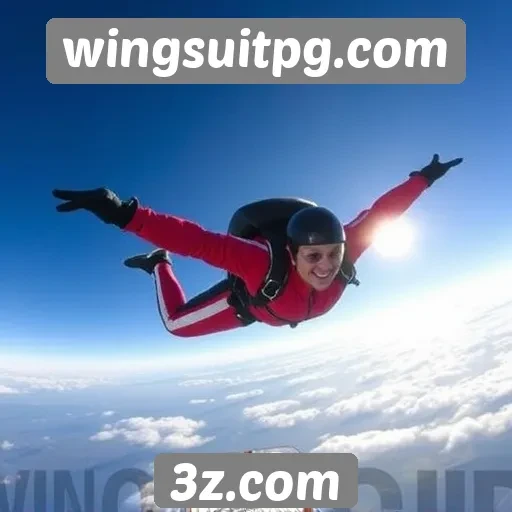 Jogos de wingsuit no site atraem atletas e entusiastas